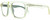 Profile View of Rag&Bone 5005 Designer Progressive Lens Prescription Rx Eyeglasses in Crystal Yellow Gold Unisex Pilot Full Rim Acetate 53 mm