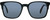 Front View of Rag&Bone 5016 Unisex Square Designer Sunglasses Black Tortoise Havana/Grey 52 mm