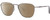 Profile View of Rag&Bone 5017 Designer Polarized Sunglasses with Custom Cut Amber Brown Lenses in Matte Ruthenium Silver Grey Tokyo Tortoise Unisex Panthos Full Rim Metal 54 mm