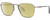 Profile View of Rag&Bone 5017 Designer Polarized Reading Sunglasses with Custom Cut Powered Sun Flower Yellow Lenses in Matte Ruthenium Silver Grey Tokyo Tortoise Unisex Panthos Full Rim Metal 54 mm