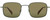 Front View of Rag&Bone 5023 Unisex Sunglasses Grey Ruthenium Silver & Brown Crystal/Green 51mm