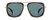 Front View of Rag&Bone 5035 Unisex Aviator Sunglasses in Gold Havana Tortoise Brown/Green 55mm