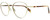 Profile View of Rag&Bone 1019 Logan Designer Reading Eye Glasses in Gold Pink Tortoise Havana Ladies Panthos Full Rim Metal 52 mm