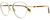 Profile View of Rag&Bone 1019 Logan Designer Reading Eye Glasses with Custom Cut Powered Lenses in Gold Pink Tortoise Havana Ladies Panthos Full Rim Metal 52 mm