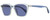 Profile View of Rag&Bone 5034 Parker Unisex Square Designer Sunglasses in Crystal/Gray Blue 52mm