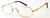Woolrich 7872 in Gold Designer Reading Glasses