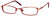 Marc Hunter 7213 in Burgundy-Gold Designer Eyeglasses :: Rx Single Vision