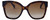 Front View of GUCCI GG0459S-002 Cateye Designer Sunglasses in Havana Tortoise Gold/Brown 54 mm