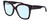Profile View of GUCCI GG0459S-002 Designer Blue Light Blocking Eyeglasses in Dark Brown Havana Tortoise Gold Ladies Cateye Full Rim Acetate 54 mm