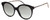 Profile View of GUCCI GG0653S-001 Women's Cat Eye Sunglasses Black Gold Brown Tortoise/Grey 55mm