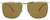 Front View of GUCCI GG0821S-002 Unisex Square Designer Sunglass Silver Black Beige/Brown 62 mm