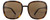 Front View of GUCCI GG0893S-002 Women's Designer Sunglasses in Havana Tortoise Gold/Brown 57mm