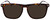 Front View of GUCCI GG0915S-002 Women's Designer Sunglasses Tortoise Havana Silver/Brown 55 mm