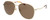Profile View of GUCCI GG0969S-002 Womens Aviator Designer Sunglasses in Gold Tortoise/Brown 59mm