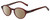 Profile View of John Varvatos V356 Designer Polarized Sunglasses with Custom Cut Amber Brown Lenses in Crystal Red Marble Unisex Round Full Rim Acetate 43 mm