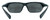 Close Up View of NIKE Skylon-Ace-EV0525-001 Men's Semi-Rimless Sunglasses Black Silver/Grey 71 mm
