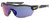 Profile View of NIKE ShowX3-ELT-LE-DJ5560-013 Mens Sunglasses in Black Yellow/Purple Mirror 61mm