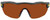 Front View of NIKE ShowX3-ELT-M-DJ2027-355 Men's Sunglasses Grey Burgundy/Oranger Mirror 61 mm