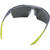 Close Up View of NIKE Windshield-CW4664-012 Men Sunglasses Grey Crystal Yellow/Silver Mirror 75mm