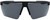 Front View of NIKE Windshield-Pro-010 Men Semi-Rimless Designer Sunglass Black White/Grey 75mm