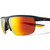 Top View of NIKE Tempest-M-015 Mens Semi-Rimless Designer Sunglasses Grey/Orange Mirror 71mm