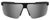 Front View of NIKE Tempest-CW4667-010 Mens Semi-Rimless Designer Sunglasses in Black/Grey 71mm