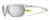 Profile View of NIKE Tempest-CW4667-100 Men Sunglasses White Neon Yellow Grey/Silver Mirror 71mm