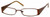 Seventeen 5336 in Brown Designer Eyeglasses :: Rx Single Vision