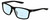 Profile View of NIKE Valiant-MI-010 Designer Progressive Lens Blue Light Blocking Eyeglasses in Matte Black White Unisex Rectangular Full Rim Acetate 60 mm