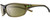 Profile View of NIKE Rabid-303 Men's Rectangular Sunglasses Khaki Brown Crystal Green/Amber 63mm