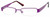 Seventeen 5338 in Purple Designer Eyeglasses :: Rx Single Vision