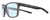 Profile View of NIKE Essent-Endvor-EV1117-010 Designer Progressive Lens Blue Light Blocking Eyeglasses in Matte Gunsmoke Grey Black Yellow Unisex Panthos Full Rim Acetate 57 mm