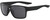 Close Up View of NIKE Essent-Venture-002 Unisex Square Designer Sunglasses Matte Black/Grey 59 mm