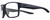 Profile View of NIKE Essent-Venture-002 Designer Reading Eye Glasses with Custom Cut Powered Lenses in Matte Black Unisex Square Full Rim Acetate 59 mm