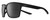Profile View of NIKE Maverick-P-EV1097-001 Unisex Square Sunglasses in Black/Polarized Grey 59mm
