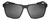 Front View of NIKE Maverick-P-EV1097-001 Unisex Square Sunglasses in Black/Polarized Grey 59mm