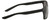 Side View of NIKE Maverick-P-EV1097-001 Unisex Square Sunglasses in Black/Polarized Grey 59mm