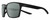 Profile View of NIKE Maverick-P-EV1097-001 Designer Polarized Reading Sunglasses with Custom Cut Powered Smoke Grey Lenses in Matte Black Unisex Square Full Rim Acetate 59 mm