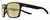Profile View of NIKE Maverick-P-EV1097-001 Designer Polarized Reading Sunglasses with Custom Cut Powered Sun Flower Yellow Lenses in Matte Black Unisex Square Full Rim Acetate 59 mm