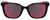 Front View of NIKE Sentiment-CT7878-010 Women's Sunglasses Black Rose Gold/Mercury Mirror 56mm