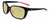 Profile View of NIKE Sentiment-CT7878-010 Designer Polarized Reading Sunglasses with Custom Cut Powered Sun Flower Yellow Lenses in Gloss Black Hot Pink Rose Gold Ladies Square Full Rim Acetate 56 mm