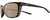 Profile View of NIKE Sentiment-220 Designer Polarized Sunglasses with Custom Cut Amber Brown Lenses in Gloss Brown Tortoise Havana Matte Black Grey Ladies Square Full Rim Acetate 56 mm