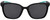Front View of NIKE Sentiment-CT7886-010 Women's Square Sunglasses in Black Teal Blue/Grey 56mm