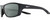 Profile View of NIKE Brazn-Boost-P-CT8177-060 Designer Polarized Sunglasses with Custom Cut Smoke Grey Lenses in Matte Anthracite Grey White Mens Rectangular Full Rim Acetate 57 mm