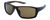Profile View of NIKE Brazn-Shadow-233 Mens Rectangle Designer Sunglasses Dorado Brown/Amber 59mm