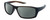 Profile View of NIKE Brazn-Shadow-233 Designer Polarized Sunglasses with Custom Cut Smoke Grey Lenses in Matte Dorado Brown Mens Rectangular Full Rim Acetate 59 mm