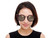 Top View of NIKE Revere-EV1156-660 Women's Sunglasses Purple Gunmetal/Rose Gold Mirror 51 mm