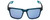 Front View of NIKE Fleet-R-EV099-442 Men's Sunglasses in Navy Turquoise/Grey Blue Mirror 55 mm