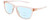 Profile View of NIKE City-Icon-M-DJ0889-664 Designer Progressive Lens Blue Light Blocking Eyeglasses in Shiny Washed Coral Pink Orange Unisex Panthos Full Rim Acetate 56 mm