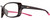 Profile View of NIKE Breeze-M-CT7890-233 Designer Reading Eye Glasses in Dark Burgundy Red Crystal Grey Hot Pink Ladies Oval Full Rim Acetate 57 mm